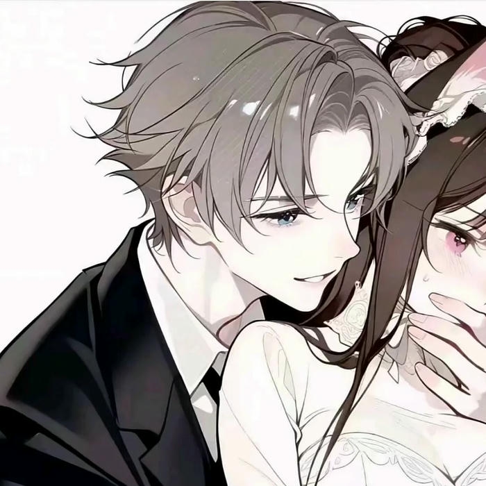 hình avatar đôi anime tone sáng