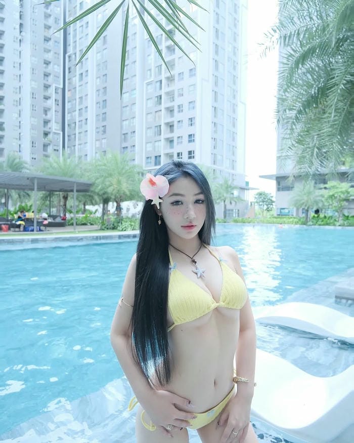 hình chụp tone sáng của Trần Hà Linh