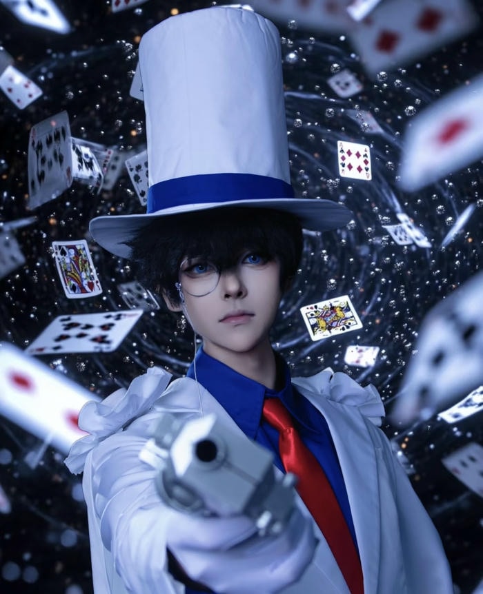 hình cosplay anime kaito kid