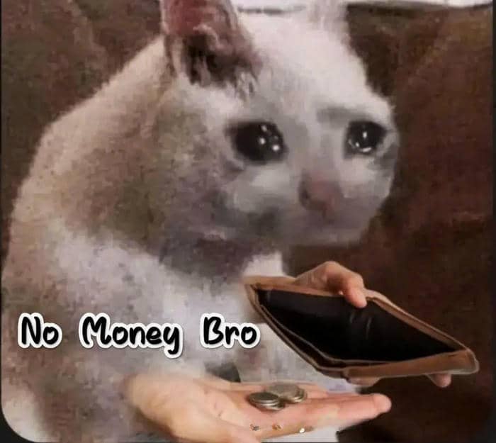 meme hết tiền anime