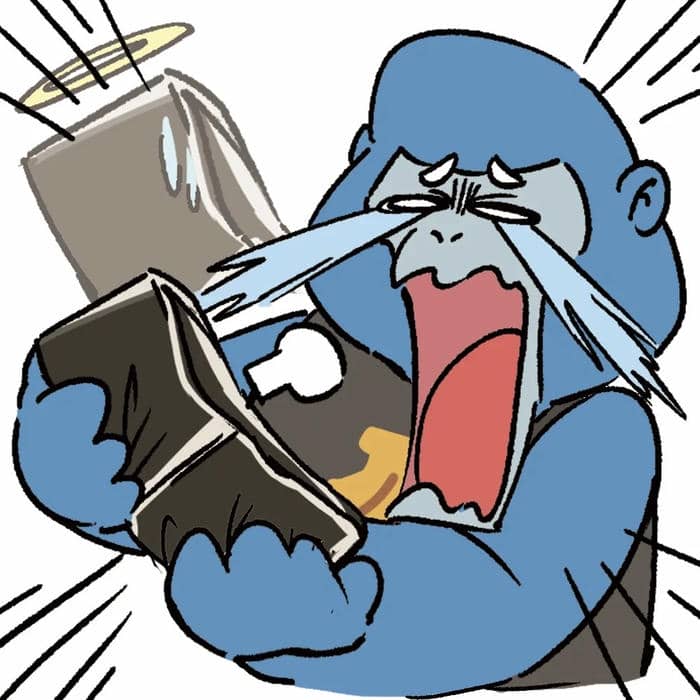 meme hết tiền đáng yêu