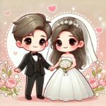 Chibi cưới dễ thương ngọt ngào