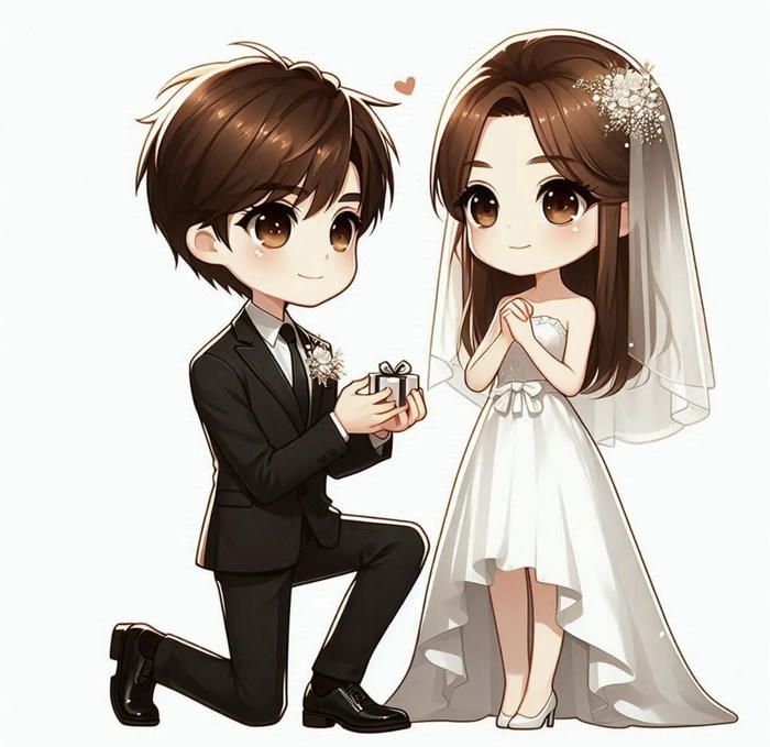 Đám cưới của cặp đôi chibi