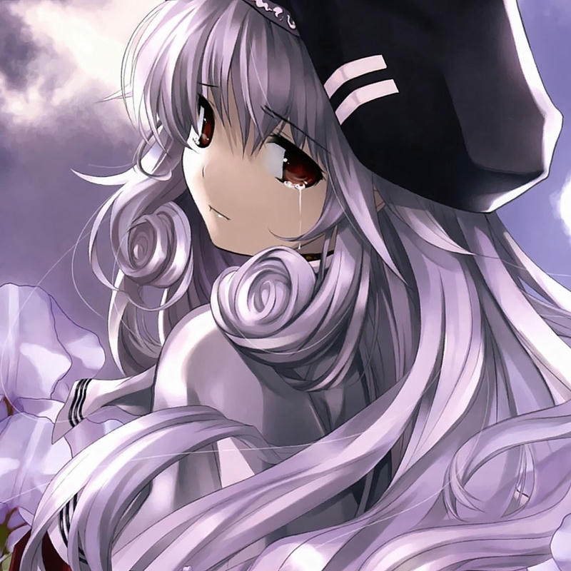 ảnh anime nữ buồn cô độc