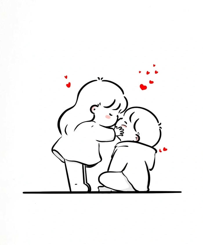 ảnh chibi đôi anime lãng mạn