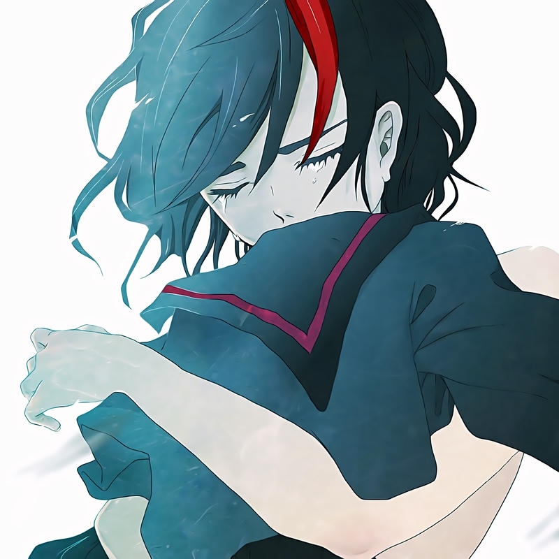 anime nữ buồn ảnh nhẹ