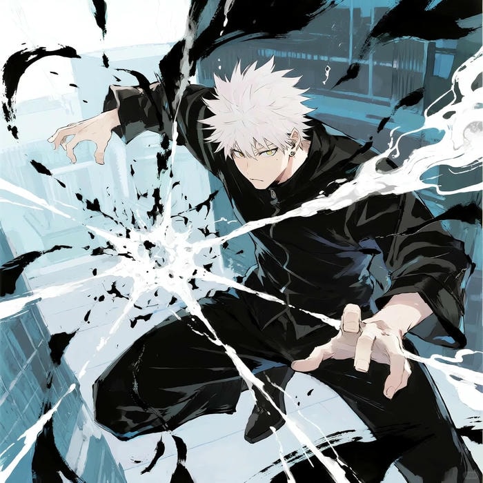 avatar Gojo hoạt hình