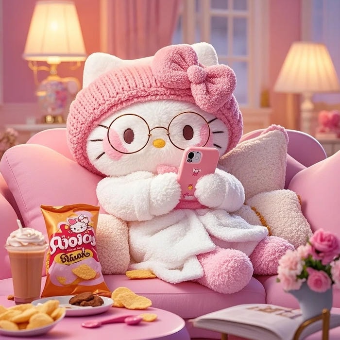 avatar Hello Kitty cute cho Facebook