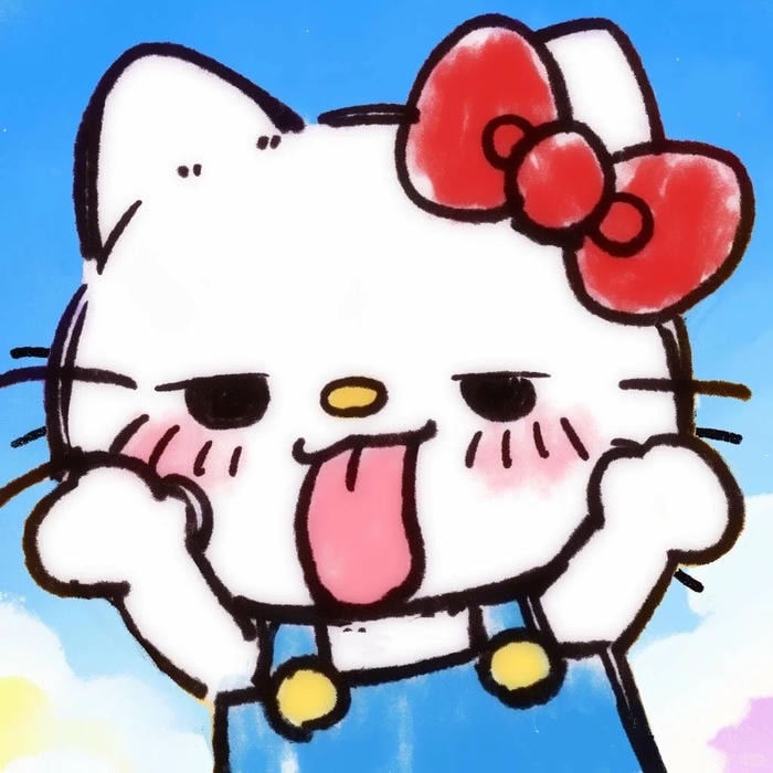 avatar Hello Kitty màu hồng