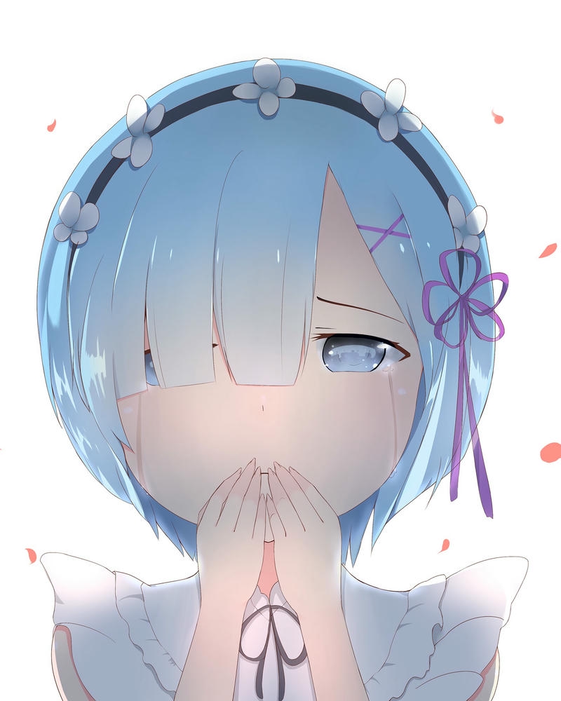 hình ảnh anime nữ buồn đêm