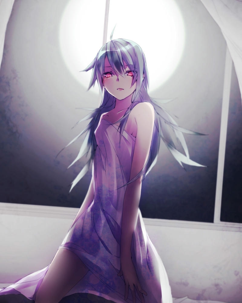 hình ảnh anime nữ buồn lạnh