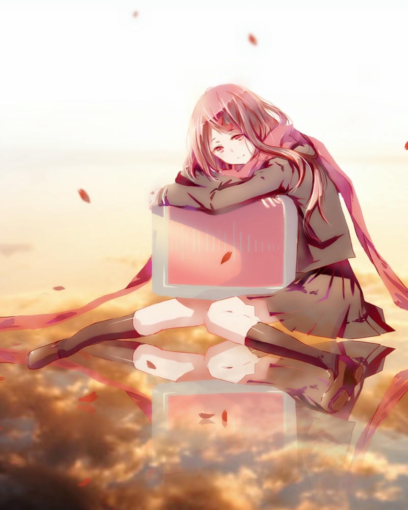 hình ảnh anime nữ buồn sâu lắng