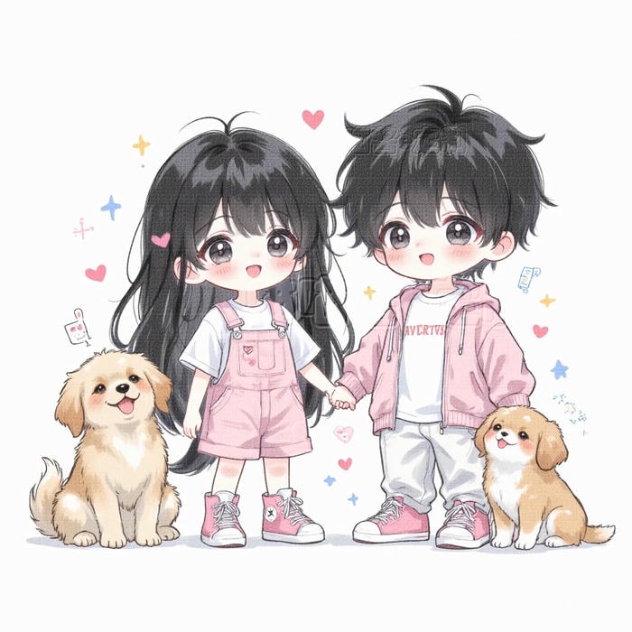 hình ảnh chibi đôi ngầu