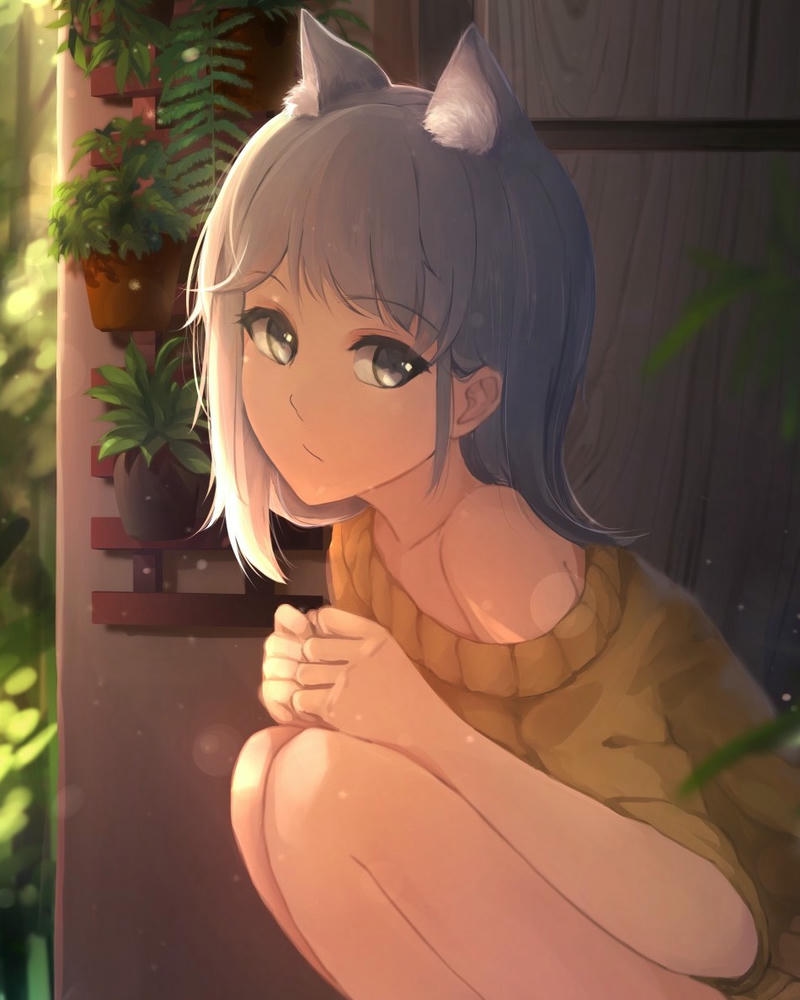 hình anime nữ buồn dễ