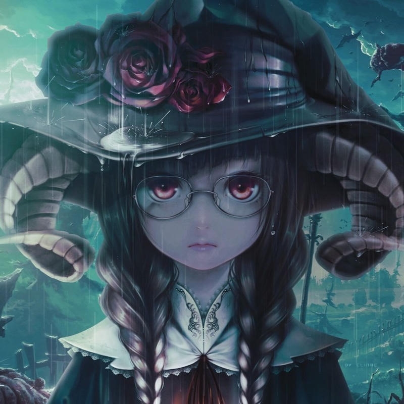 hình anime nữ buồn lặng