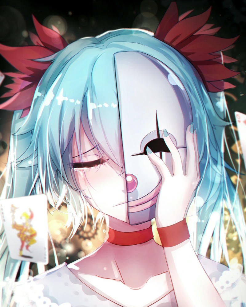 hình anime nữ buồn tâm trạng